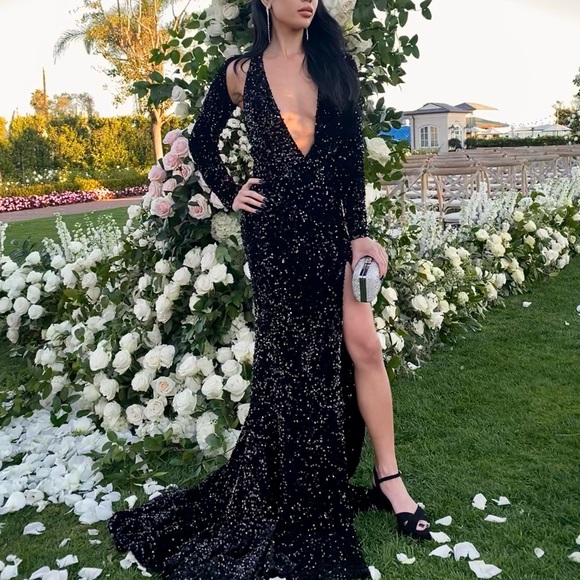 Abyss by Abby  dress worn once for a wedding size XS with room - Picture 2 of 2